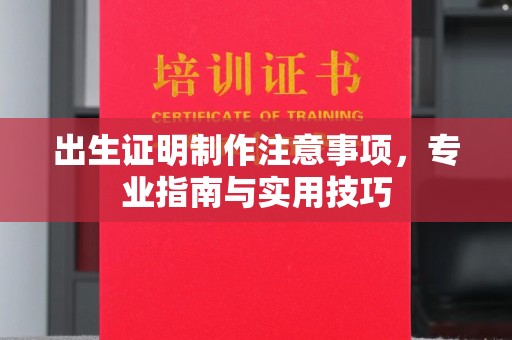 望奎出生证明制作注意事项，专业指南与实用技巧