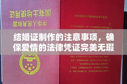 望奎结婚证制作的注意事项，确保爱情的法律凭证完美无瑕