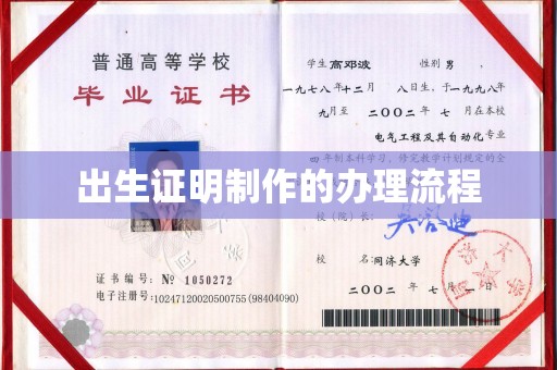 望奎出生证明制作的办理流程