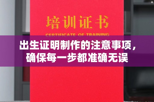 望奎出生证明制作的注意事项，确保每一步都准确无误