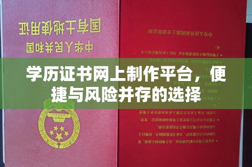 望奎学历证书网上制作平台，便捷与风险并存的选择
