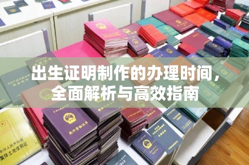 望奎出生证明制作的办理时间，全面解析与高效指南